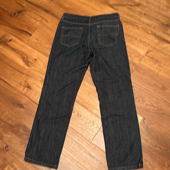Patagonia Men's Organic Cotton Jeans Sz 36x34 Long Dark Wash
Blue Denim Button - Picture 6 of 8